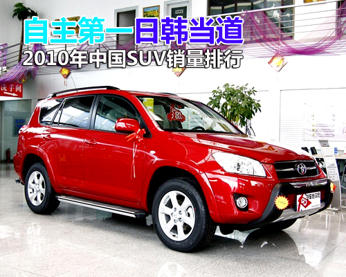 自主第一日韩当道 去年中国SUV销量排行
