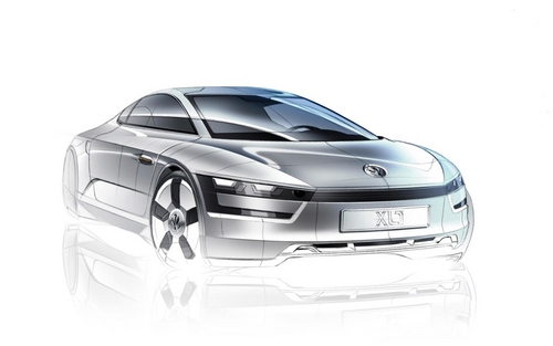 双缸TDI/油耗0.9L 大众XL1官方图发布