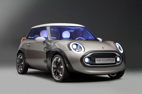 mini汽车新款,宝马mini2021款cooper 比cooper更小 mini发布rocketman概念车