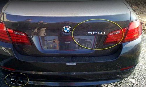 第二季度进口 宝马523i实车照国内曝光