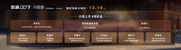 13.19万买猎装轿跑？东风奕派007闪现版上市