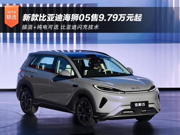 插混+纯电动力可选  新款比亚迪海狮05售9.79万元起
