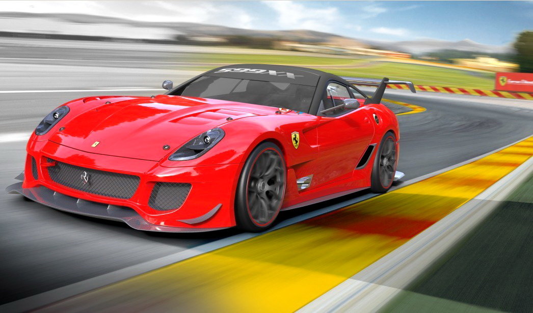 配主动式尾翼 法拉利599xx evo正式发布