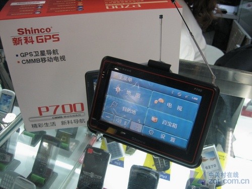 GPS边电视边导航 新科新品2450元开卖 