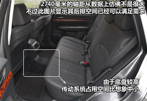 更“混”的造型 图解2010款斯巴鲁傲虎