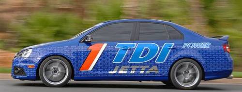 捷达TDI加入赛车运动 新车亮相改装车展 