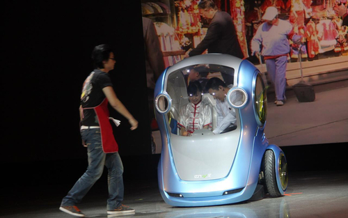 世博会将展出 通用EN-V概念车上海首发