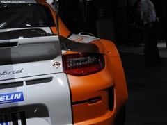 车展实拍 混合动力战车保时捷911 GT3