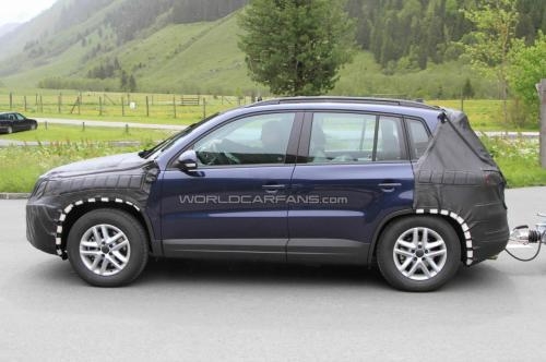 将增加1.4TSI 途观小改款路试谍照曝光