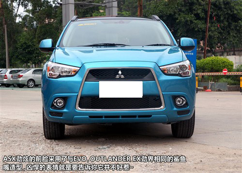小号版欧蓝德 实拍三菱新SUV—ASX劲炫