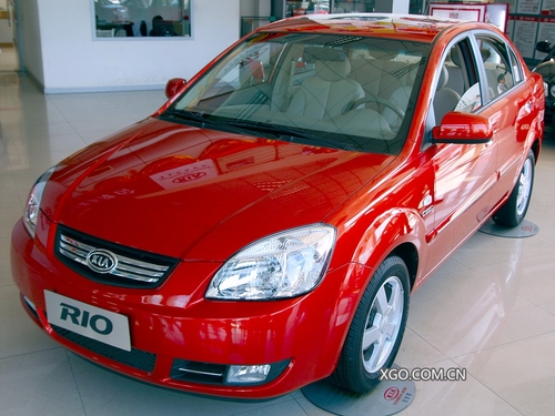 韩国特色 东风悦达起亚rio千里马实拍赏