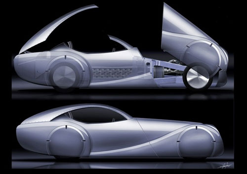 摩根LifeCar概念车亮相明年日内瓦车展 