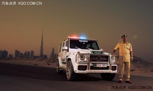 700马力！巴博斯为迪拜警方打造G级警车