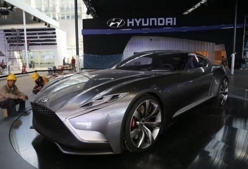 新Coupe雏形 现代HND-9概念车广州亮相
