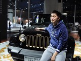 车展茶馆：游泳冠军张琳惊现Jeep展台