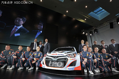 为2014赛季打造 现代发布i20 WRC赛车