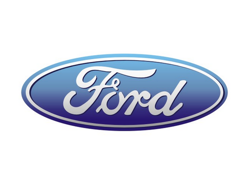 福特汽车的标志是采用福特英文ford字样,蓝底白字
