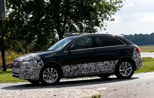 改款奥迪Q3最新谍照曝光 2015年3月发布