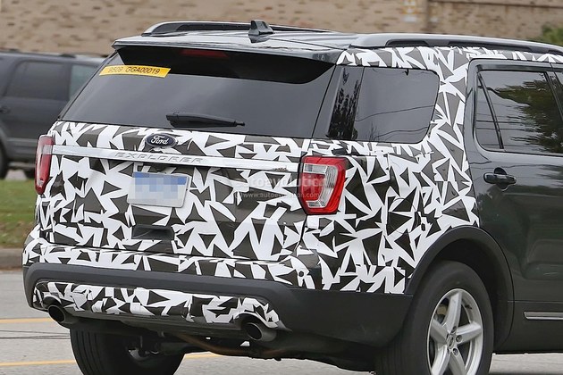 福特新款探险者SUV谍照曝光 外观小改