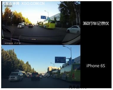 360行车记录仪拍摄出色 完胜iPhone6s