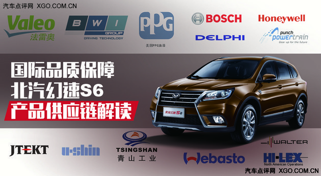 国际品质保障解析北汽幻速S6产品供应链