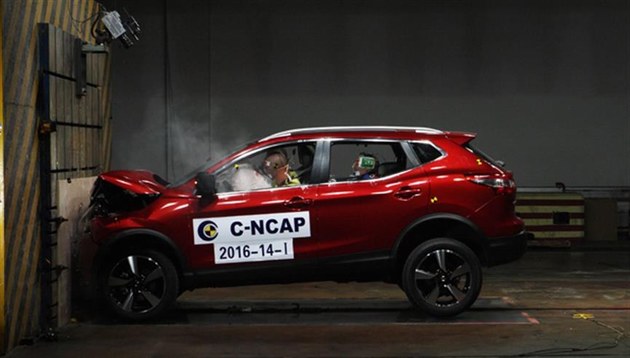 2016第二批C-NCAP碰撞结果 新逍客五星