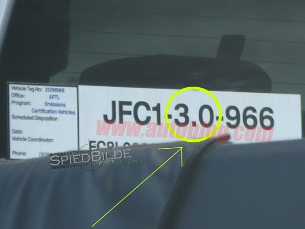 福特F-150柴油版谍照曝光 有望年内发布