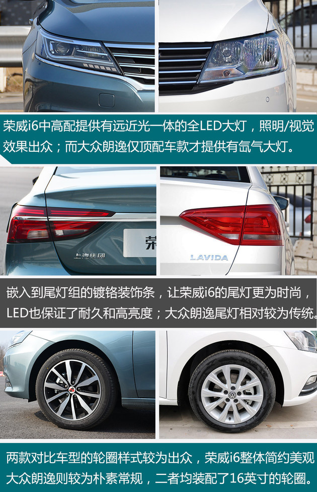 荣威i6过招大众朗逸 高品质车型如何选