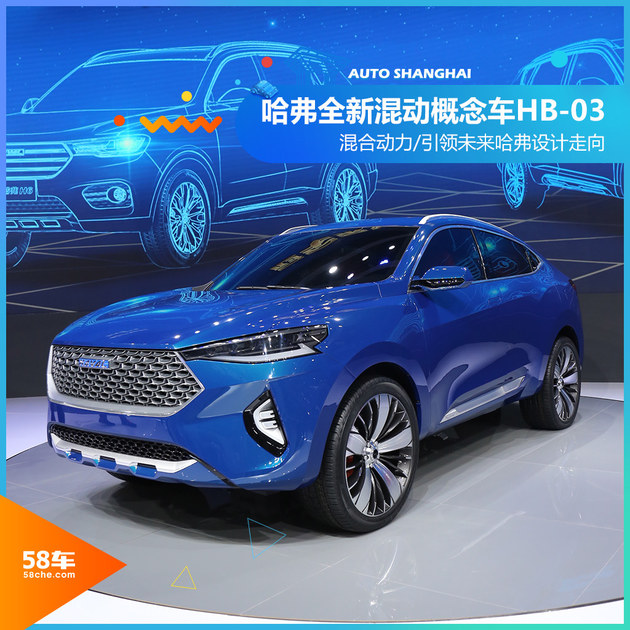 2017上海车展 哈弗HB-03 Hybrid概念车