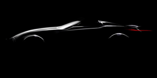 宝马发布新Z4概念车预告图 8月17日亮相