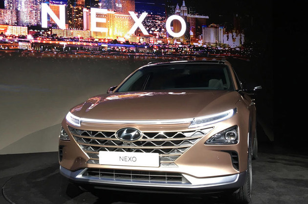 现代全新燃料电池车NEXO 2018CES展亮相