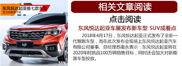 东风悦达起亚车展发布新车型 SUV成看点