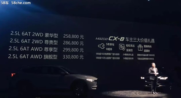 马自达CX-8 12月15日新奥购物中心北京