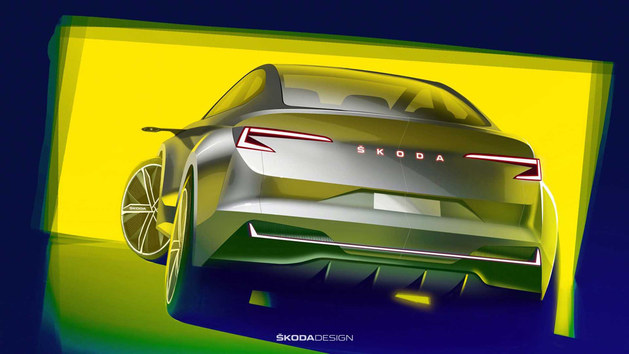 斯柯达VISION iV设计图 日内瓦车展亮相