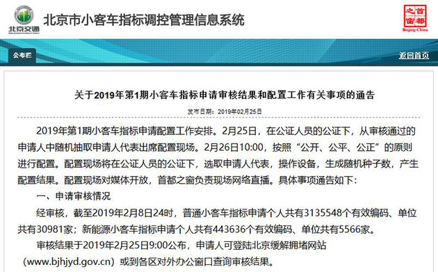 等待8年 北京新能源汽车指标申请超44万