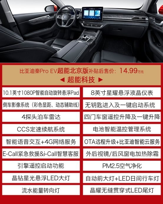 北京特供！秦Pro EV超能北京版疯狂抢购