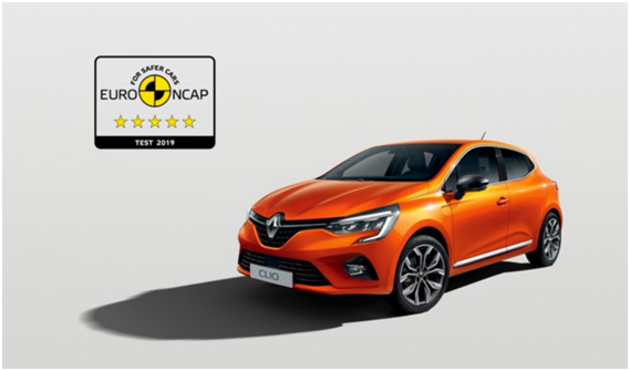 雷诺全新Clio获Euro NCAP五星评级  