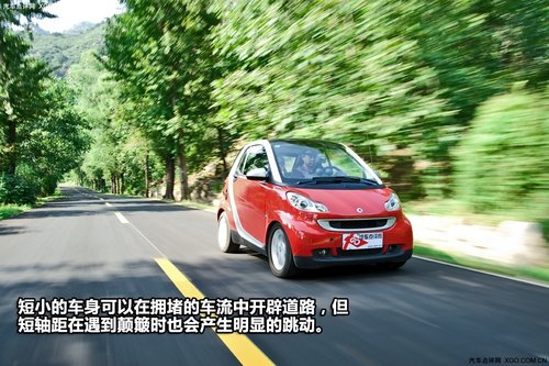坠入凡间的“精灵” 测试smart fortwo