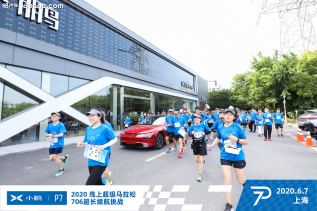 小鹏P7“2020线上超级马拉松”顺利举办