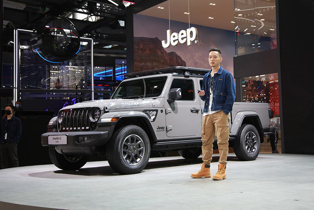 2021广州车展实拍jeep角斗士先行版发布明年初上市