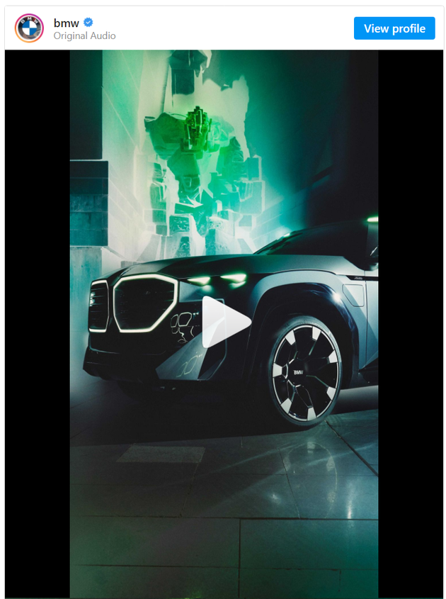 宝马XM概念车预告视频发布 将于11月29日首发