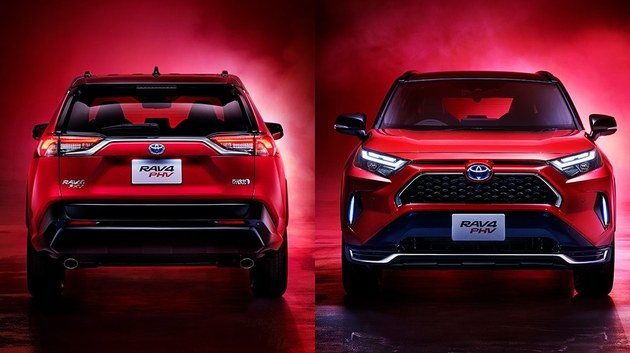 新款丰田RAV4 PHEV官图 提供专属红色车漆