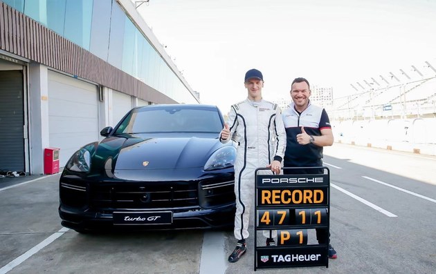 1:47.117，保时捷 Cayenne Turbo GT 创造珠海赛道 SUV圈速纪录
