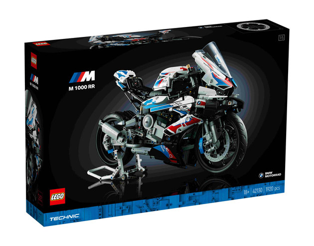 宝马摩托联合LEGO推出M1000 RR积木模型