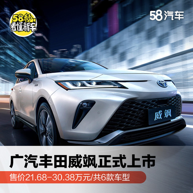 广汽丰田威飒上市 售21.68-30.38万元/6款车型