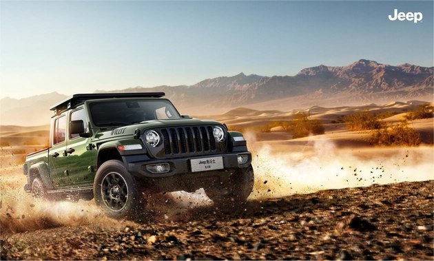 Jeep角斗士先行版4月15日开售 限量500台