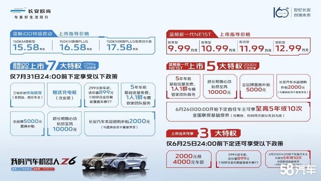 长安汽车集团满电出发，欧尚Z6天津上市