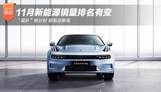 11月新能源销量排名