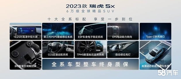 2023款瑞虎5x焕芯上市 SUV卷王来袭！
