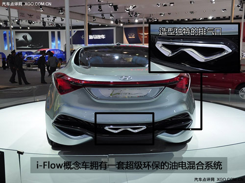 走在“i”路线最前端 车展实拍现代i-flow